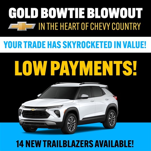 Get behind the wheel of a new Chevy Trailblazer with low monthly payments at Uftring Chevrolet in Washington!🤩 Bring in your current vehicle for a quick, no-obligation appraisal and take the first step toward your upgrade. https://bit.ly/3EFk8Vu | Uftring Chevrolet Washington IL