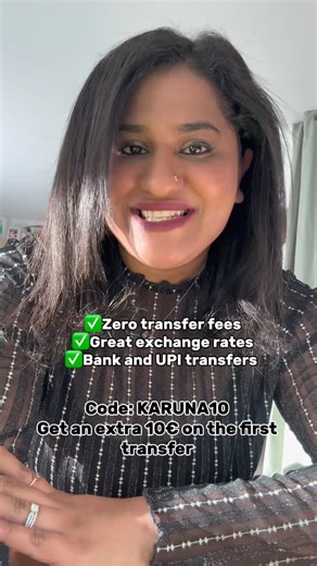 Karuna George on Instagram: "I know a lot of you had doubts about using TapTap Send. @taptapsend @taptapsendindia I’ve shared this before, and even earlier I received a few messages from people who used it successfully 🙏 This video is just to clear doubts and share proof. Thank you so much for trusting me, it truly means a lot 🤍 If you’re sending money from Europe, use my code KARUNA10 and get €10 extra bonus on your first transfer 💸 Why I recommend TapTap Send: • Fast & secure transfers • Ze
