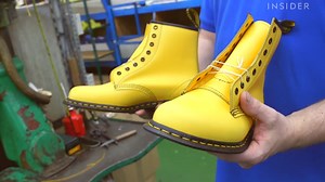A Fascinating Behind the Scenes Look at the Cobbs Lane Factory Where Doc Martens' Shoes Are Made