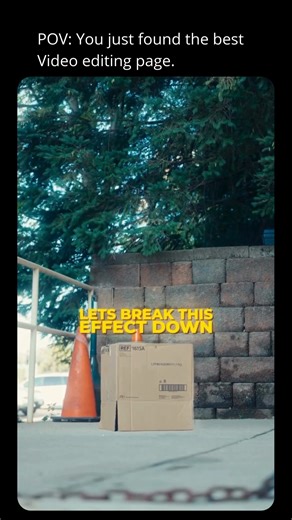 Premiere Pro Tutorials | Try this simple VFX move 🫥📦 The minute the box hits the ground I added a dust impact VFX asset from production crate and put the opacity... | Instagram