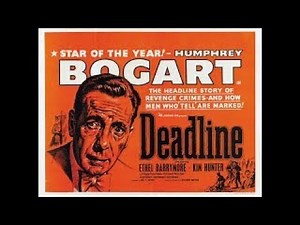 Deadline U. S. A 1952 Greek subtitles