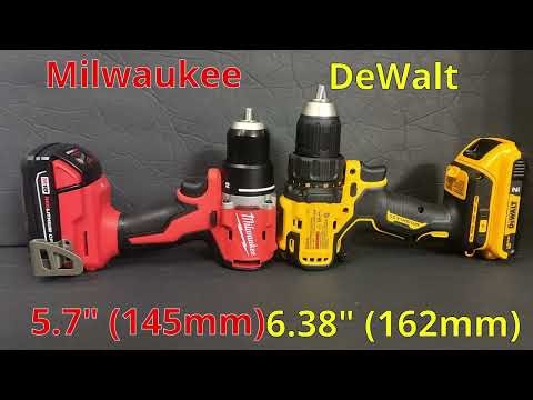 DeWalt DCD793 (dcd708) review and compare to Milwaukee 3601