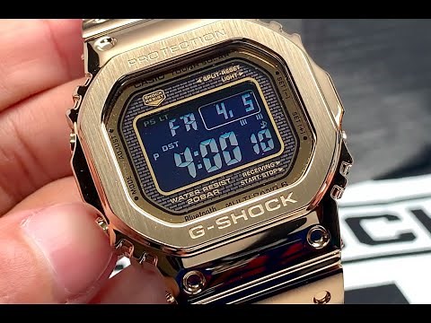 Gold G-Shock! GMWB5000 Review and Unboxing! Awesome Design
