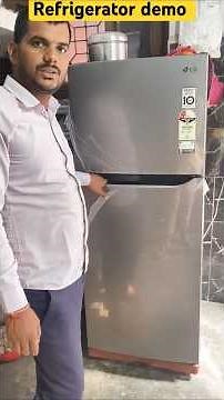 Lg double door refrigerator demo | LG डबल डोर फ्रिज को कैसे सेटिंग करे #refrigerator #fridge #shorts