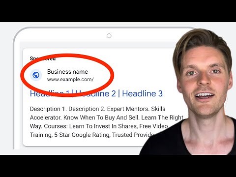 📍 Google Ads - Quickly Add Business Name & Logo