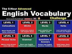 The 5-Hour Advanced English Vocabulary Challenge!