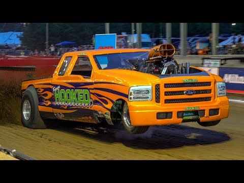 EPIC! BLOWN Super Modified 2wd Truck Pulling! Elkhart County Fair Pull. Session 3 2025!