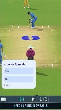 Mitchell Strac bowling 🔥 Spell 😭 #viral #cricket #cricketmatch #realcricket22