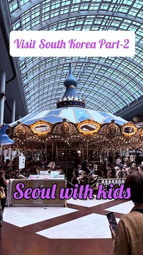 Lotte World Seoul- largest indoortheme park #lotteworld #southkorea #seoul #kidsattraction #travel