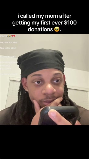 I Called My Mom After Getting My First EVER $100 Donation 🥹 #shorts