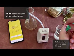 How to clean the EasyDens Digital Density Meter