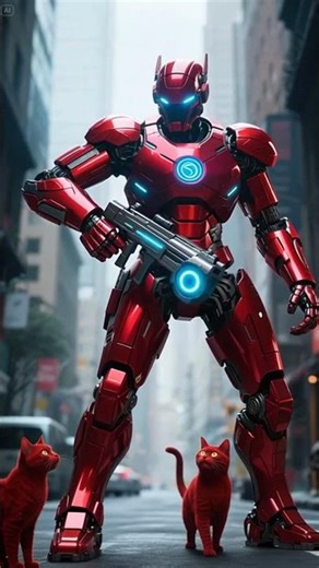 The Red 🚘 Autobots built a super-fast car for Kitto