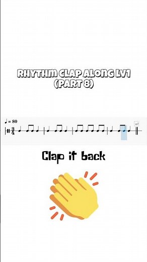 Rhythm Clap Along (Level 1) - Part 8