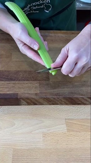 How to destring celery