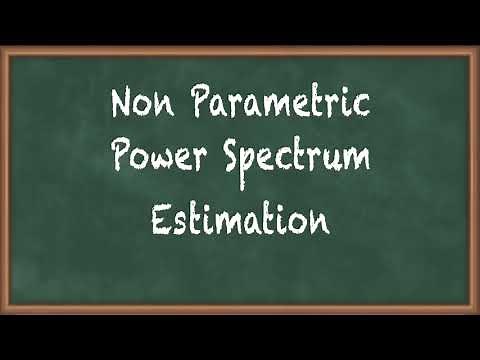 Non Parametric Power Spectrum Estimation