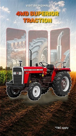 Massey Ferguson 254 DynaTrack 4WD Tractor 🚜 | Power aur Technology ka Perfect Mel