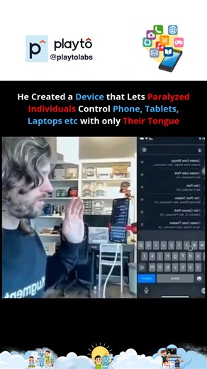 👅💡 This MIT invention is changing lives! The MouthPad lets people with paralysis control phones & computers using only their tongue. True freedom through tech! 🚀🌍 #InnovationForAll #techthatmatters #viralreels #AccessibilityMatters #FutureOfTech #LifeChangingTech #inclusionmatters #assistivetechnology #ExploreWithUs | Playto Labs
