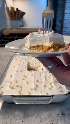 BRITSCOOKIN on Instagram: "No-Bake Golden Oreo Cheesecake Delight: Ingredients: • 1 pack of Golden Oreos (crushed) • 1 stick of melted butter • 1 container of no-bake cheesecake filling • 2 (1oz) boxes of white chocolate pudding mix • 3 cups of milk • 8 oz Cool Whip • White chocolate chips (for topping) Directions: 1. Crush the entire pack of Golden Oreos and mix with the melted butter. Press this mixture into a 13x9-inch dish to form the crust. 2. Carefully spread the no-bake cheesecake filling