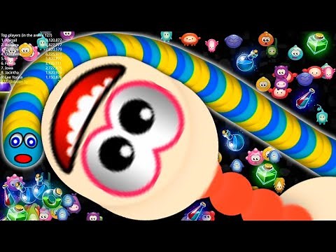 🐍 Wrmszone.io trò chơi con sâu #024 BIGGEST SNAKE| Epic Worms Zone Best Gameplay | Biggiun TV