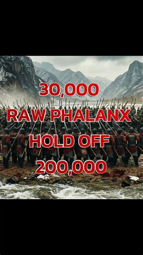 How Did 30,000 Raw Recruits Hold Off 200,000 Using the Phalanx? #ancientwarfare #shorts #military