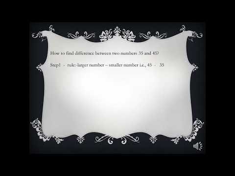 maths_basics video2 - find difference between two numbers #shorts