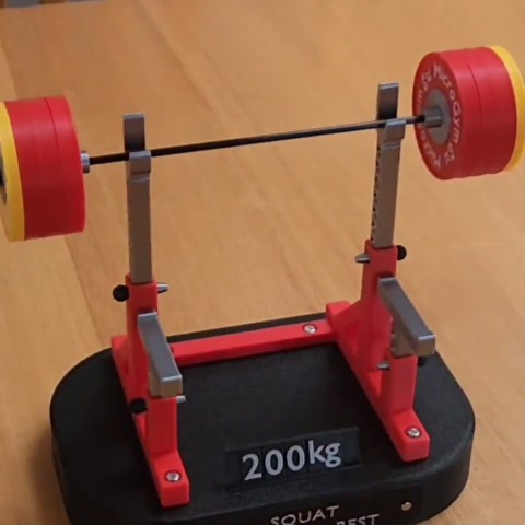 Miniatyrkombinationsställ med skivstång och stativ – 15% skala gym - Etsy Sverige