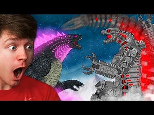 Reacting to MECHAGODZILLA vs EVOLVED GODZILLA!