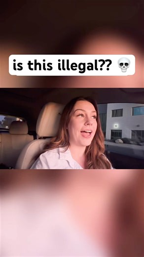 is this illegal?? 💀(car karaoke gone wrong)