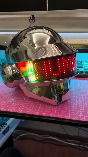 Creating My First TB03 LED Daft Punk Helmet