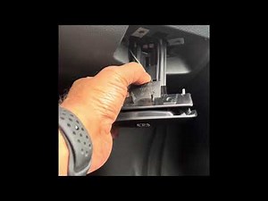 How to disassemble and replace the handbrake lever of the Mercedes C-Class.