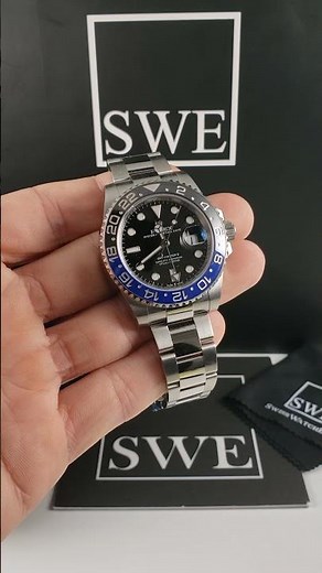 Rolex GMT Master II Batman Blue Black Ceramic Bezel Steel Watch 116710 Review | SwissWatchExpo