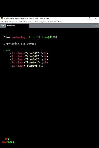Sublime Text Shortcut #viral #shorts #shortsvideo