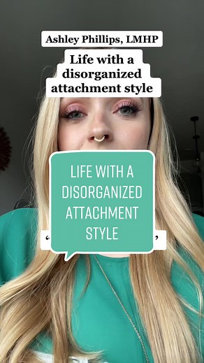 People with a disorganized attachment style (also referred to as “fearful avoidant”) grew up fearing their caregivers so it’s no wonder they struggle in relationships. They have a tough time letting people in and a strong fear that anyone close to them will end up hurting them. While people with an avoidant attachment style steer away from relationships all together, people with disorganized attachment styles want them but fear them at the same time. #healingattachment #disorganizedattachmentsty