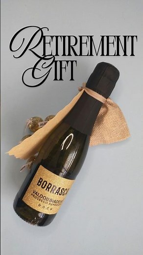 Retirement Gift #retirement #giftideas #winegifts