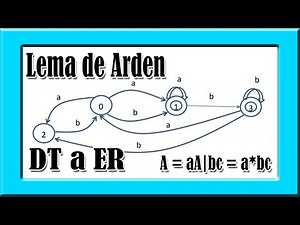 Lema de Arden - Diagrama de Transición a Expresión Regular