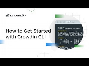 How to Get Started with Crowdin CLI: A Beginner’s Guide