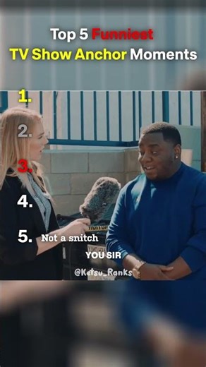 Top 5 Funniest TV News Anchor Moments #funny #ranking #top5