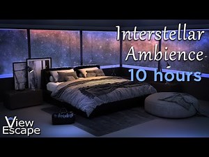 Interstellar Sleeping Quarters | Deep Bass White Noise | Relaxing Sounds of Space Flight | 10 HOURS