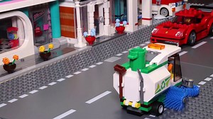 Street Sweeper LEGO City 60249 Speed build animation | Super véhicules, La balayeuse de voirie, Cami