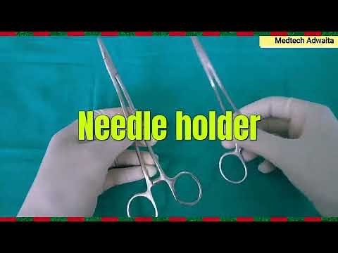 Needle holder or Needle holding forceps
