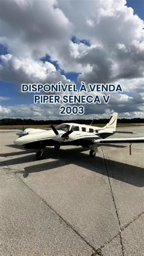 À VENDA | PIPER SENECA V | ANO: 2003 | FINANCIAMENTO DISPONÍVEL Belo Piper Sêneca V com muitas horas de motores disponíveis Aeronave meticulosamente bem mantida Sem histórico de danos Equipado com Aspen EFD-1000 Max PFD Configurado com 6 assentos Pronto para entrega Pronto para o trabalho Aviônicos e Equipamentos Adicionais S-TEC 55X Autopilot Featuring Altitude Hold and Yaw Damper S-TEC Autopilot Vertical Speed Selector Aspen EFD-1000 Max Primary Flight Dislplay Garmin GMA-340 Audio Panel with