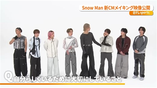 Snow ManxPUMA新CM幕后花絮公开【目黑莲声音出演】
