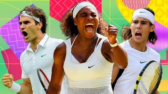 ESPN's Top 100 athletes: Tennis' elite players