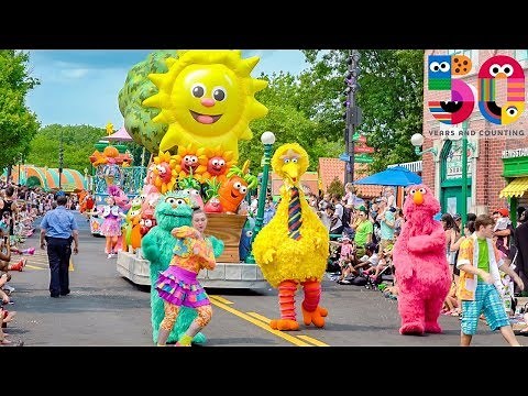 Sesame Street Neighborhood Street Party Parade 2019 at Sesame Place