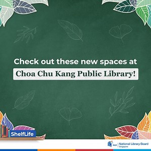 Have you checked out our new spaces at the revamped Choa Chu Kang Public Library? Some of them are features seen for the first time at a public library in Singapore! Join us at CCKPL to enjoy them for yourself, and remember to reserve your time slot at https://nlb.appointeze.com/online before visiting. | National Library Board, Singapore