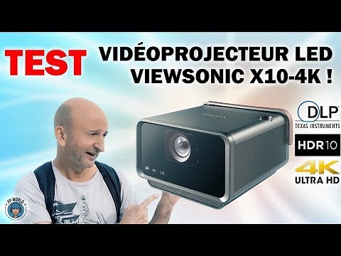 TEST : VIDÉOPROJECTEUR LED Viewsonic X10-4K ! (HDR)