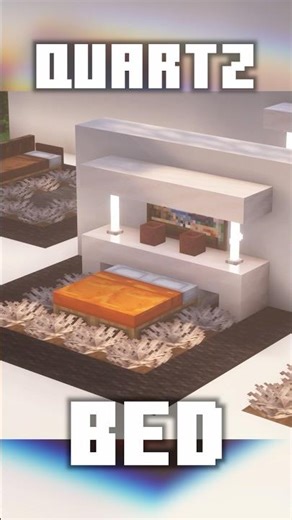 How To Build The Best Bed In Minecraft #minecraft #minecraftbuilding #howto