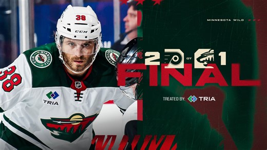 Game Recap: Flyers 2, Wild 1 (OT) | Minnesota Wild