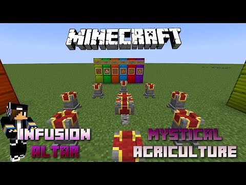 Infusion Altar 🍎🪴🍋 Minecraft Mystical Agriculture Tutorial 🍎🪴🍋 English 🍎🪴🍋 #Minecraft
