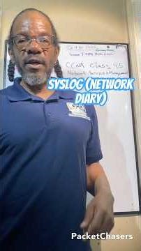 CCNA Class: Syslog (network diary)